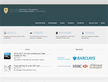 Tablet Screenshot of corporatetreasury.ie